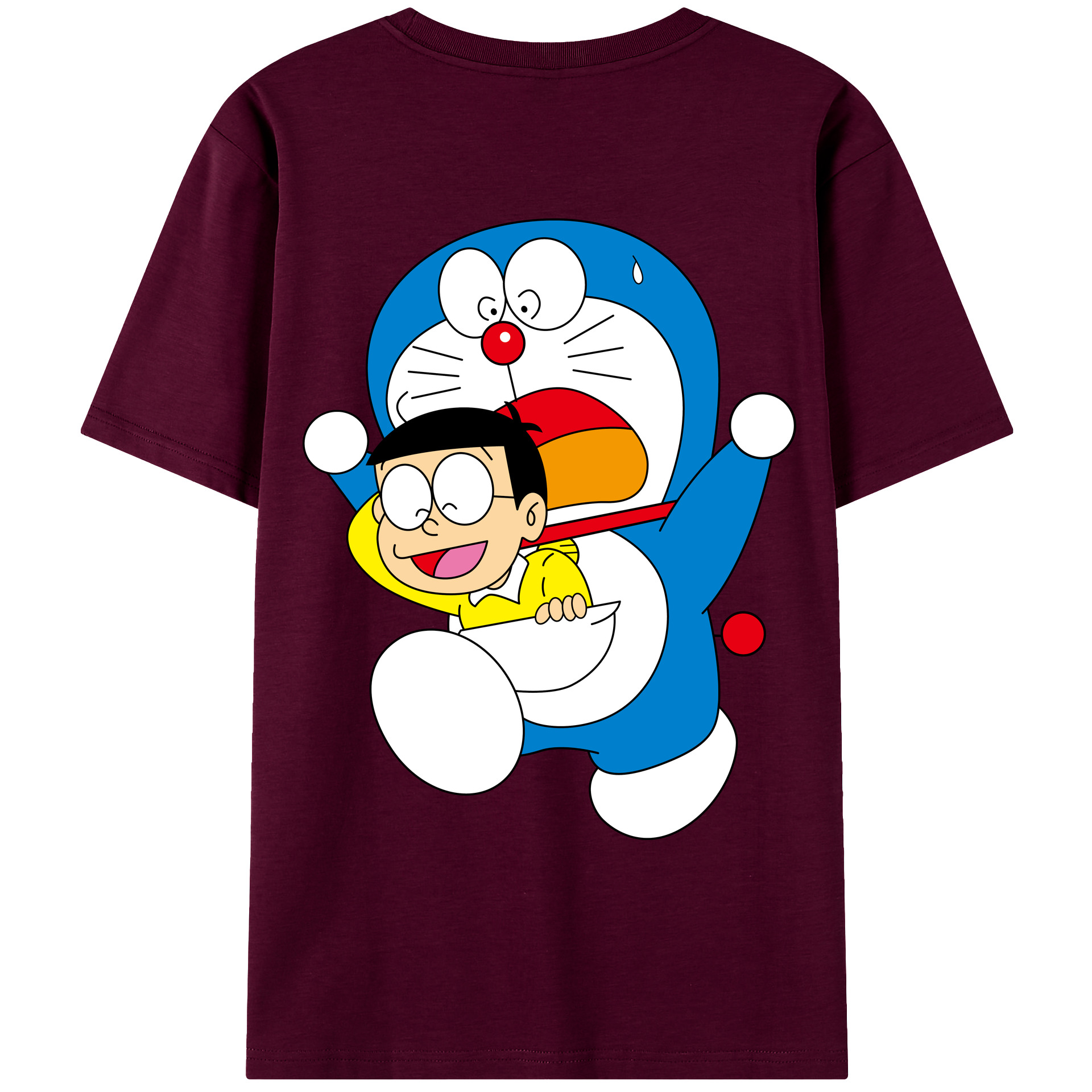 （画像用） ドラえもん Doraemon レディース半袖Tシャツ(バックプリント)